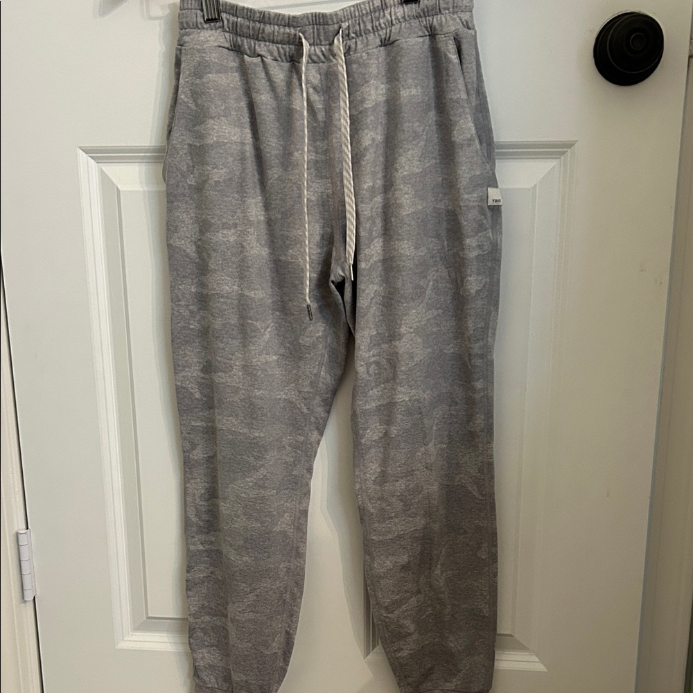 Vuori Light Gray Camouflage Joggers